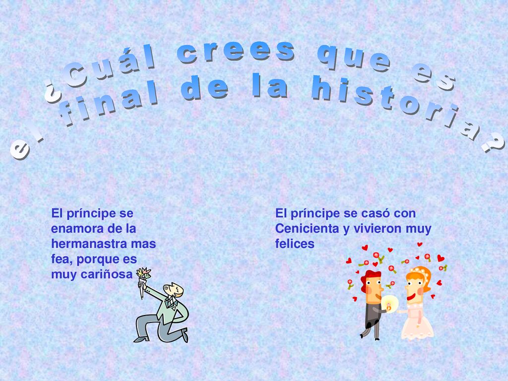 ¿Cuál crees que es el final de la historia