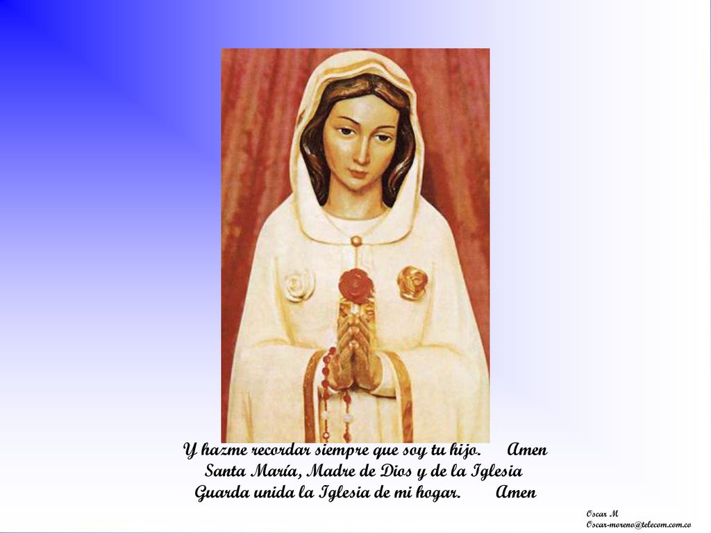 Y hazme recordar siempre que soy tu hijo. Amen
