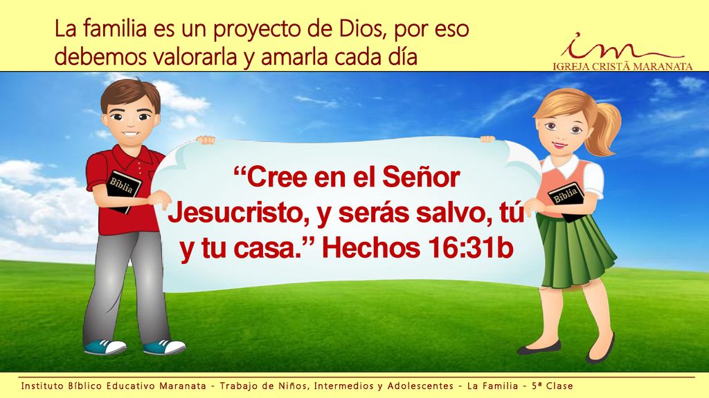 La familia es un proyecto de Dios, por eso debemos valorarla y amarla cada día