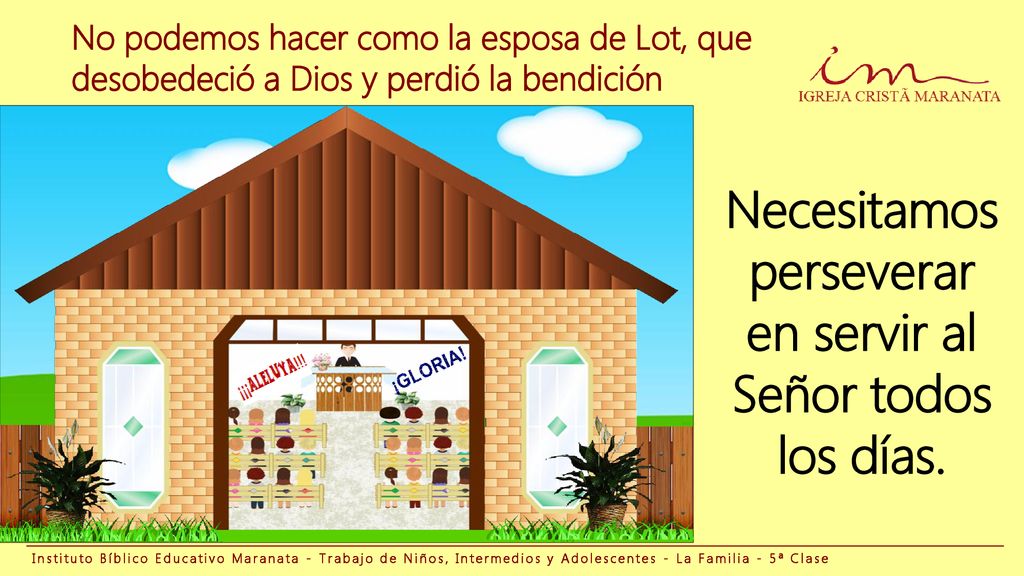 Necesitamos perseverar en servir al Señor todos los días.