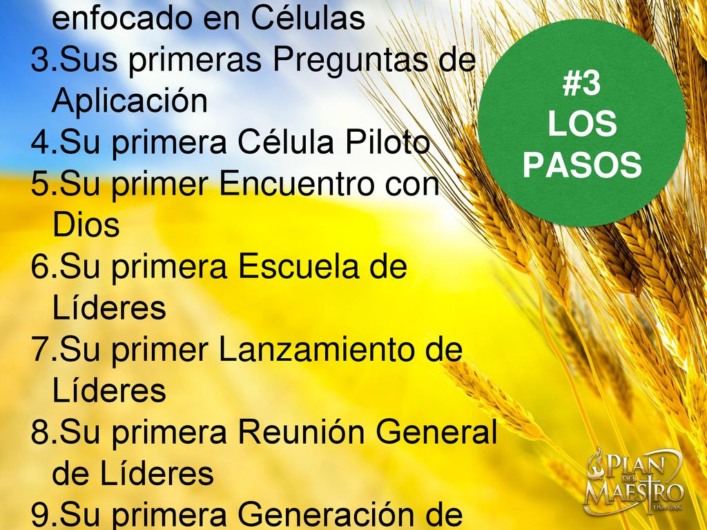 Su Transición a Iglesia Celular Su primer Sermón enfocado en Células