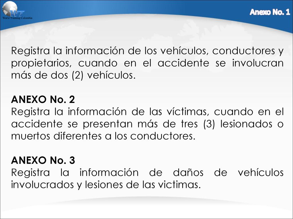 Investigación de Accidentes de Tránsito, Policía Judicial y Legislación de Transporte