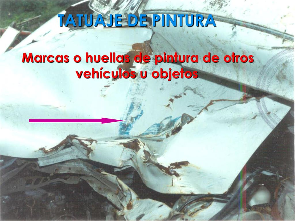 Marcas o huellas de pintura de otros