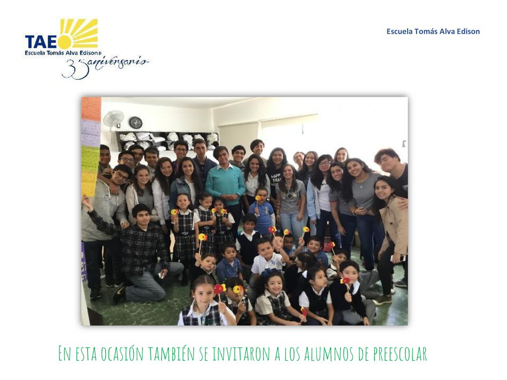 En esta ocasión también se invitaron a los alumnos de preescolar