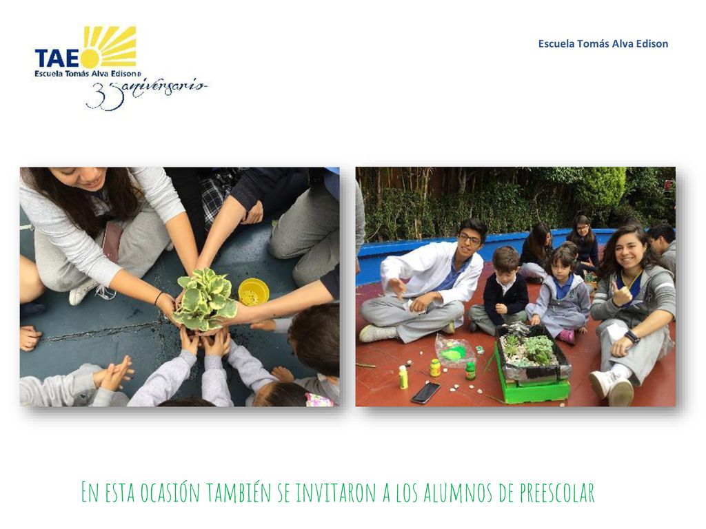 En esta ocasión también se invitaron a los alumnos de preescolar