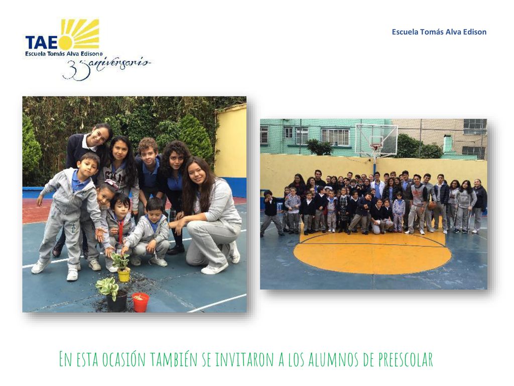 En esta ocasión también se invitaron a los alumnos de preescolar