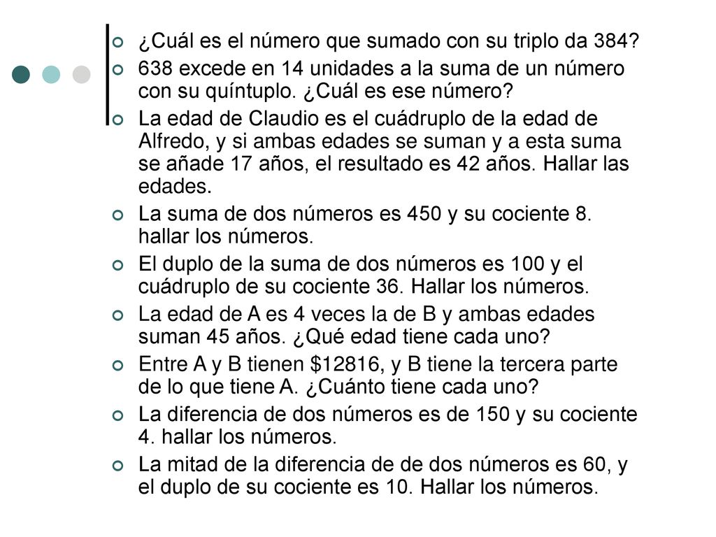 ¿Cuál es el número que sumado con su triplo da 384