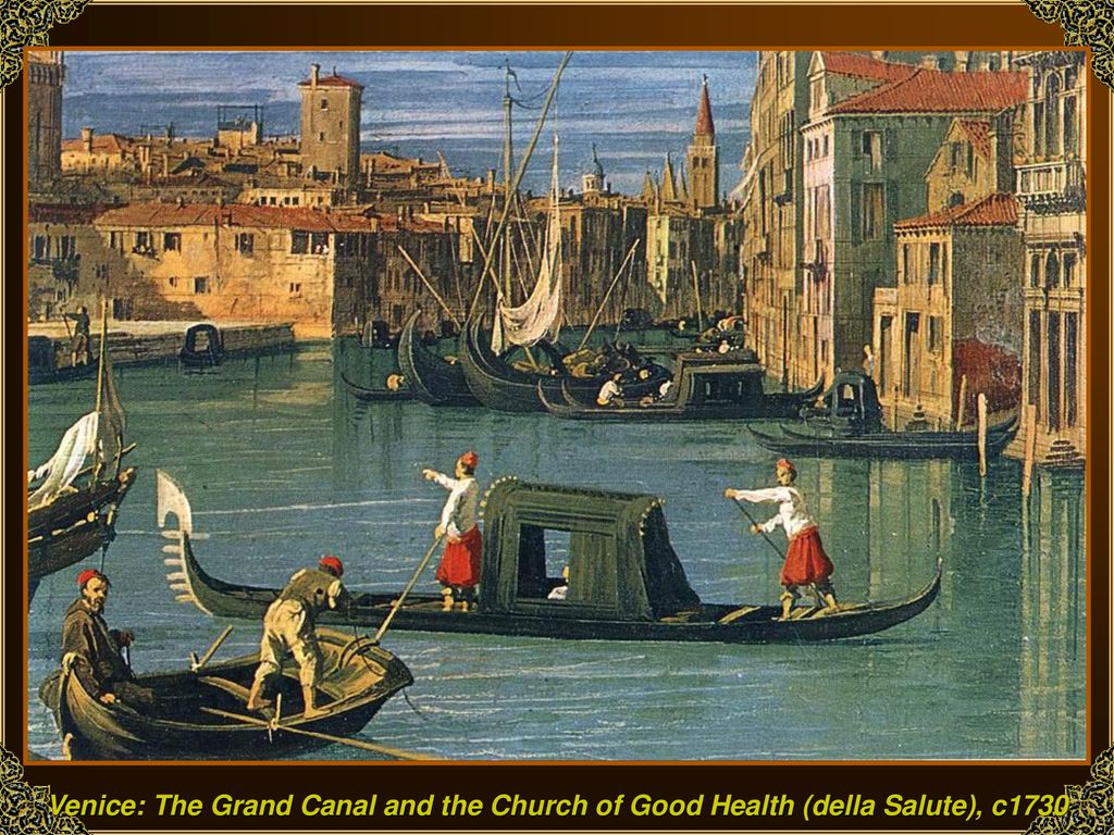 Venice: The Grand Canal and the Church of Good Health (della Salute), c1730