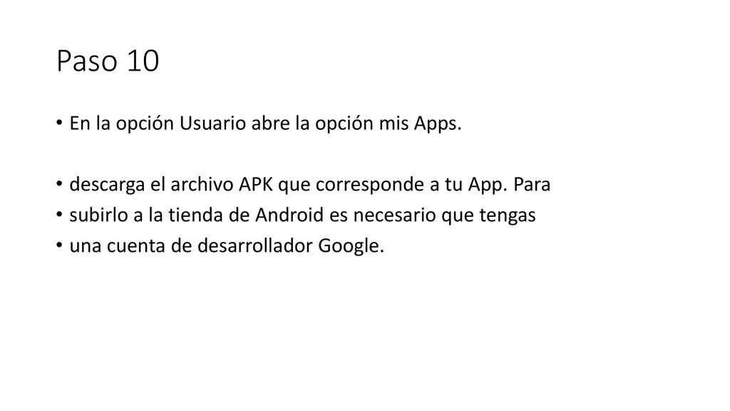 Paso 10 En la opción Usuario abre la opción mis Apps.