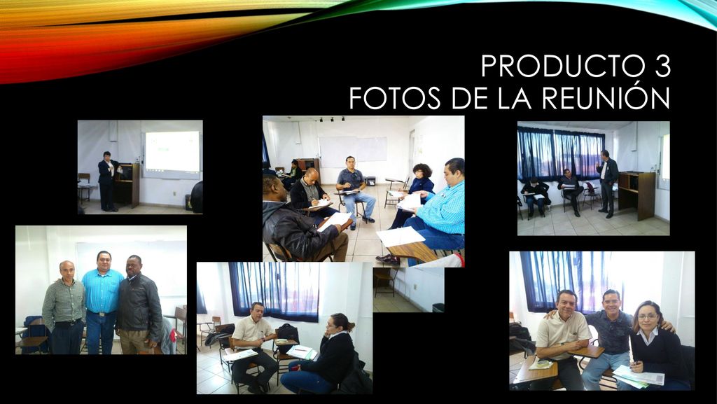 Producto 3 fotos de la reunión