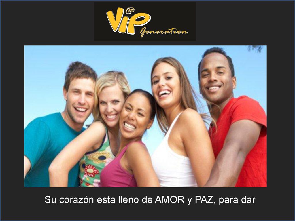Su corazón esta lleno de AMOR y PAZ, para dar