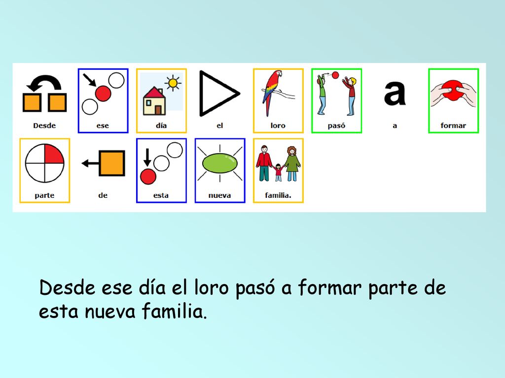 Desde ese día el loro pasó a formar parte de esta nueva familia.