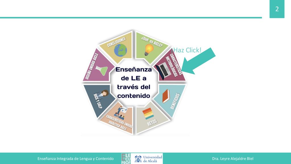 Enseñanza Integrada de Lengua y Contenido Dra. Leyre Alejaldre BIel