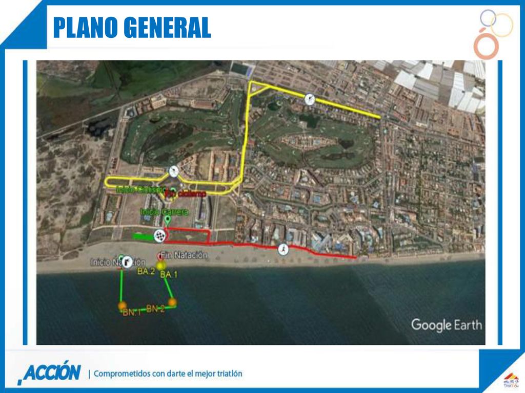 Plano general <Plano general con todos los recorridos>