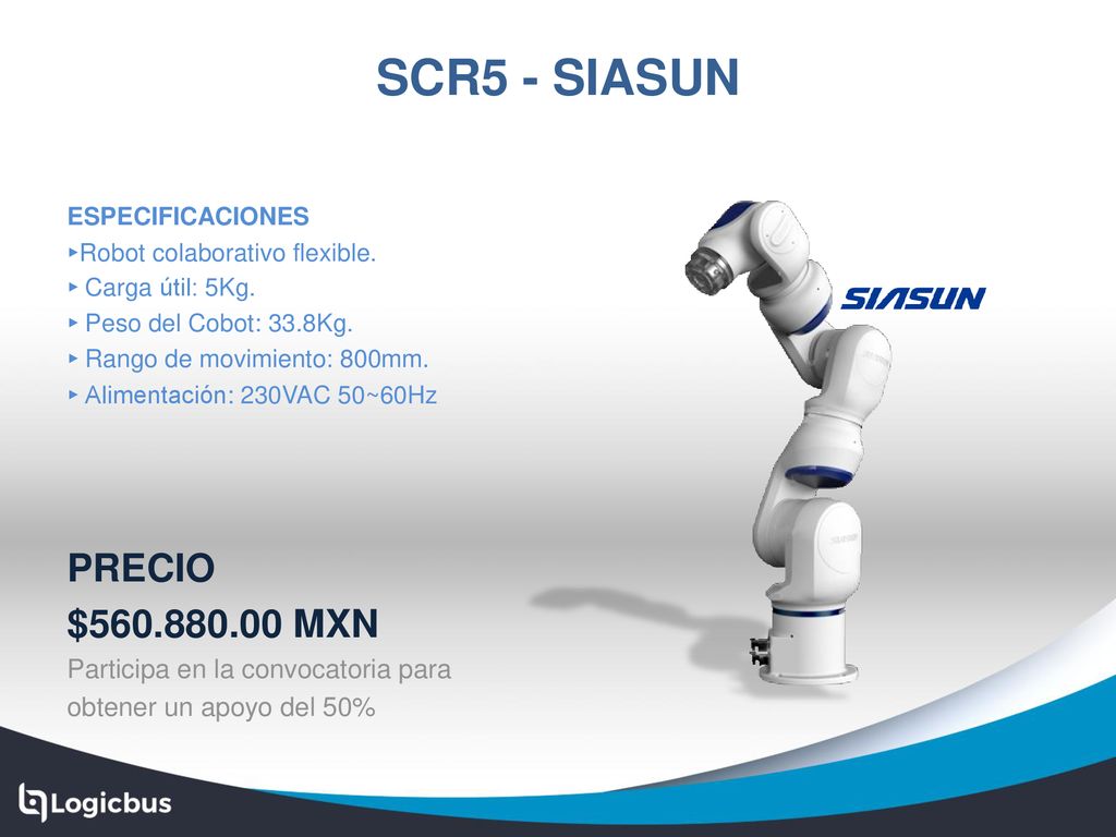 SCR5 - SIASUN PRECIO $ MXN Participa en la convocatoria para