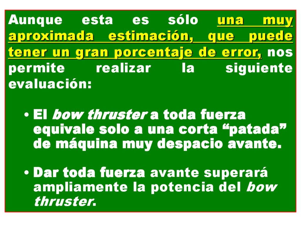 Aunque esta es sólo una muy aproximada estimación, que puede tener un gran porcentaje de error, nos permite realizar la siguiente evaluación: