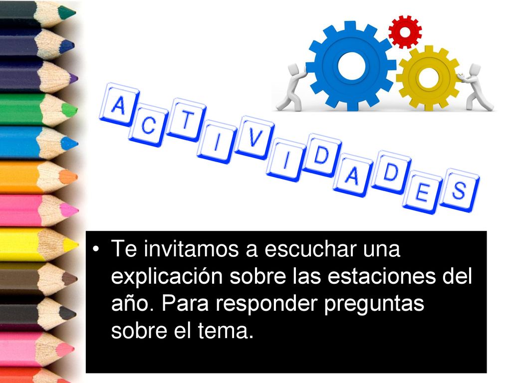 Te invitamos a escuchar una explicación sobre las estaciones del año