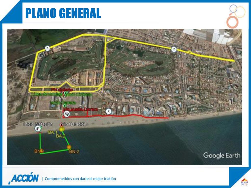 Plano general <Plano general con todos los recorridos>