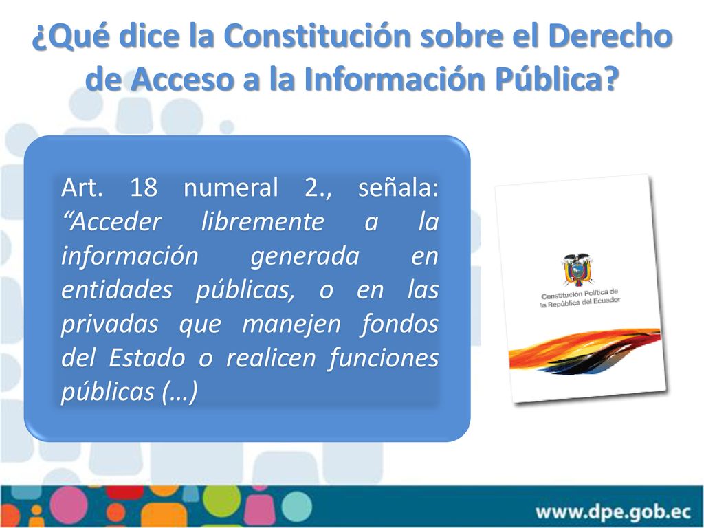 ¿Qué dice la Constitución sobre el Derecho de Acceso a la Información Pública