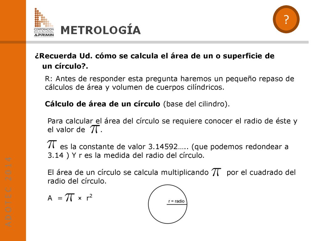 ¿Recuerda Ud. cómo se calcula el área de un o superficie de
