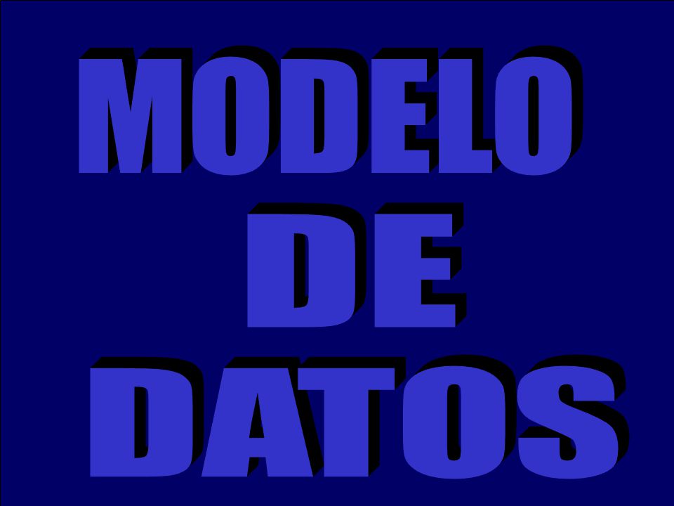 MODELO DE DATOS