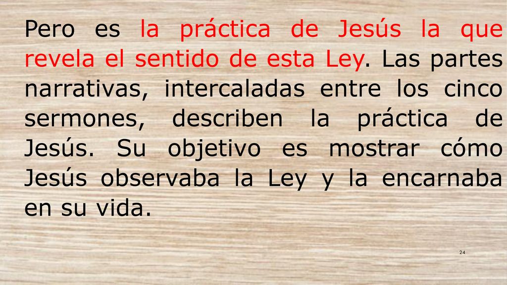 Pero es la práctica de Jesús la que revela el sentido de esta Ley