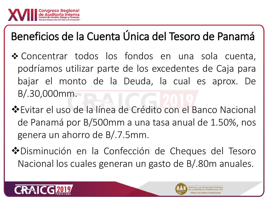 Beneficios de la Cuenta Única del Tesoro de Panamá
