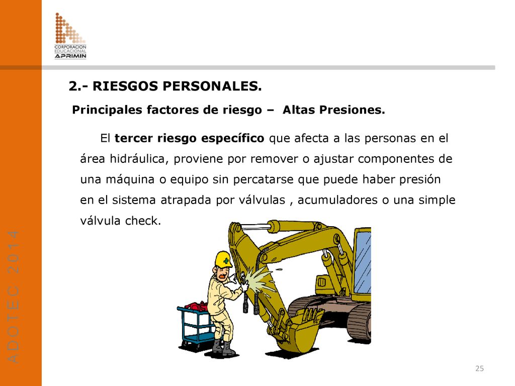 2.- RIESGOS PERSONALES. Principales factores de riesgo – Altas Presiones.
