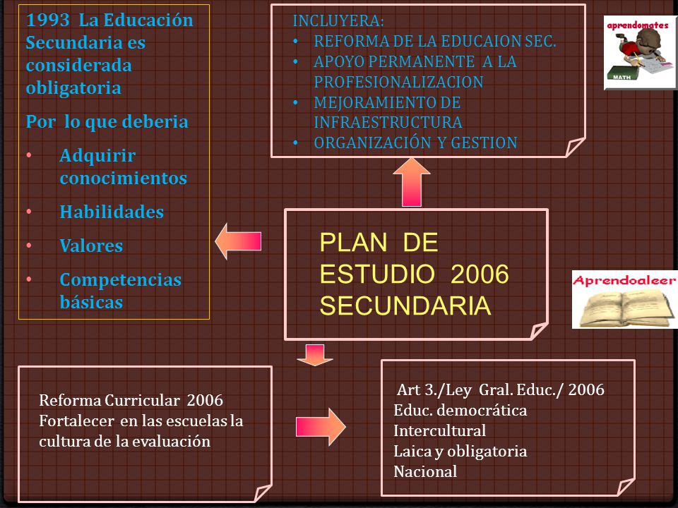 PLAN DE ESTUDIO 2006 SECUNDARIA