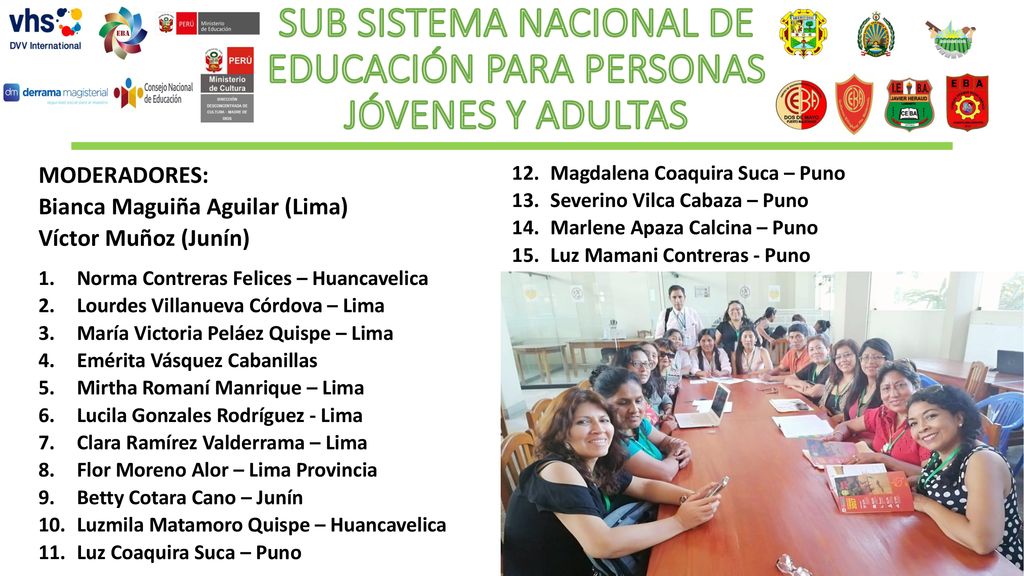 SUB SISTEMA NACIONAL DE EDUCACIÓN PARA PERSONAS JÓVENES Y ADULTAS