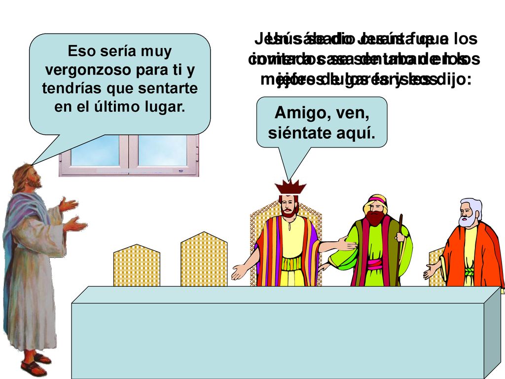 Un sábado Jesús fue a comer a casa de uno de los jefes de los fariseos