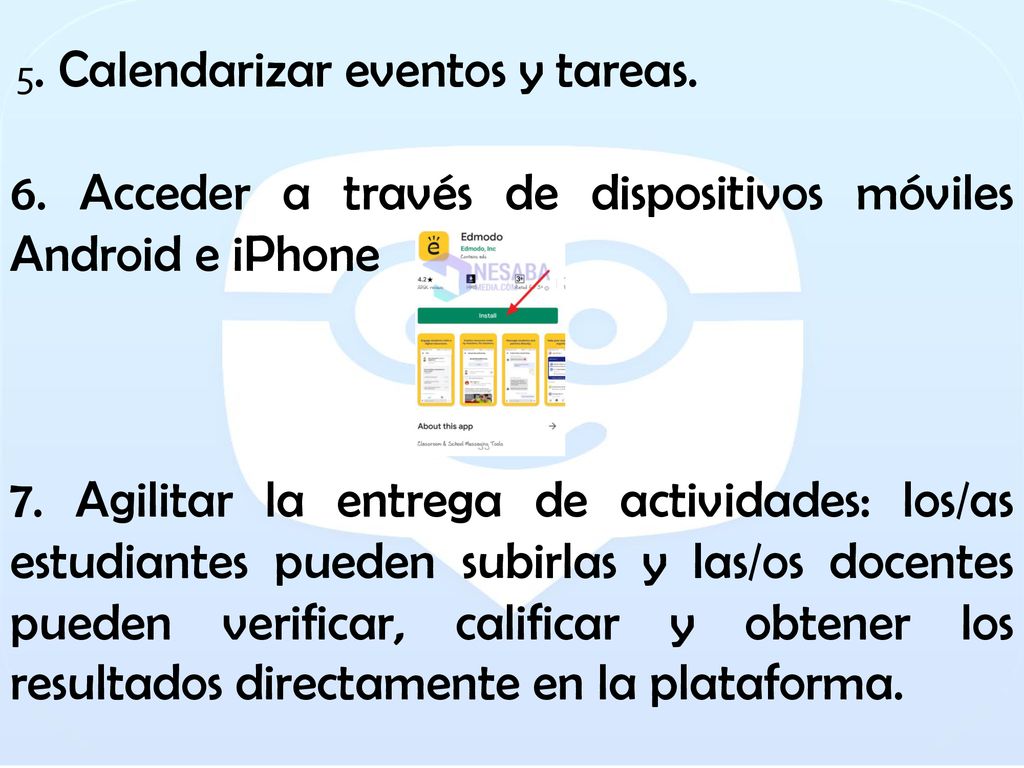 6. Acceder a través de dispositivos móviles Android e iPhone