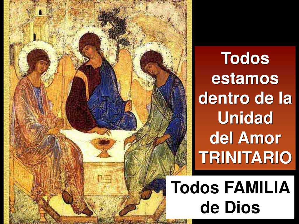 Todos estamos dentro de la Unidad del Amor TRINITARIO