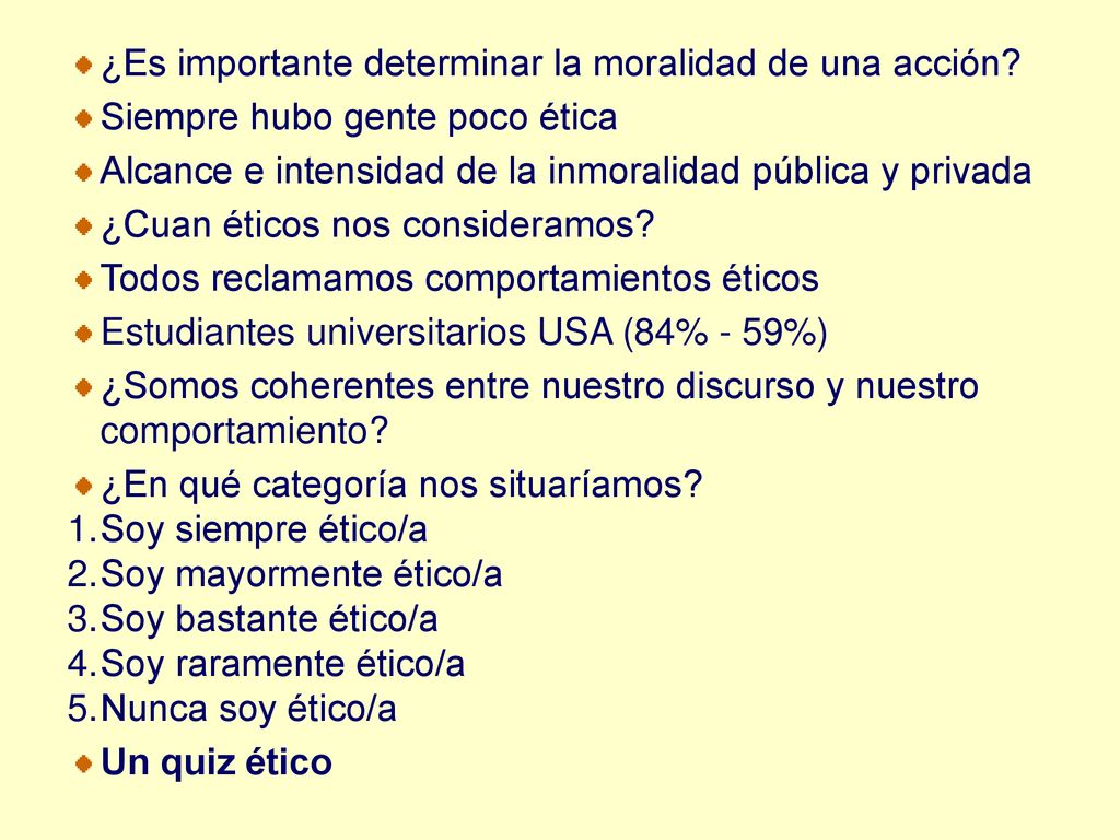 ¿Es importante determinar la moralidad de una acción