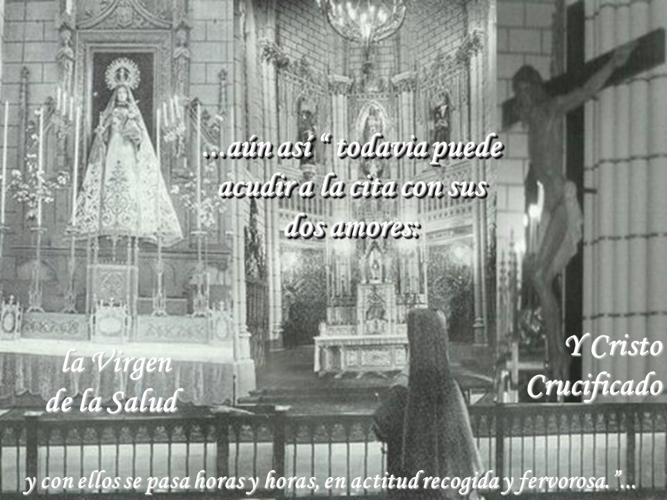 ...aún así todavia puede acudir a la cita con sus dos amores:
