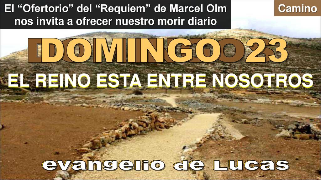 EL REINO ESTA ENTRE NOSOTROS EL REINO ESTA ENTRE NOSOTROS
