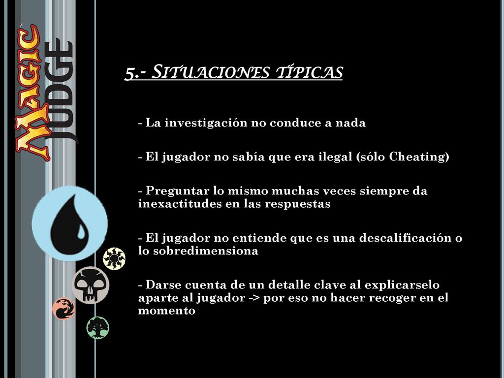 5.- Situaciones típicas - La investigación no conduce a nada