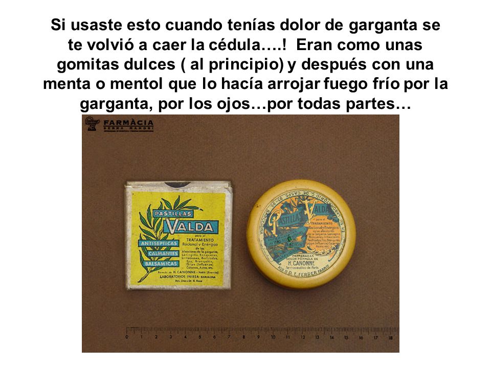 Si usaste esto cuando tenías dolor de garganta se te volvió a caer la cédula…..