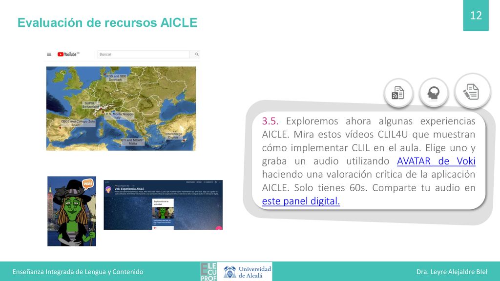 Enseñanza Integrada de Lengua y Contenido Dra. Leyre Alejaldre BIel