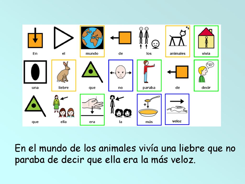 En el mundo de los animales vivía una liebre que no paraba de decir que ella era la más veloz.