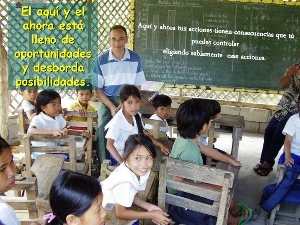 El aquí y el ahora está lleno de oportunidades y desborda posibilidades.