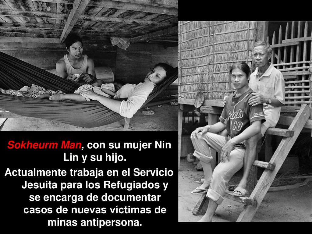 Sokheurm Man, con su mujer Nin Lin y su hijo.