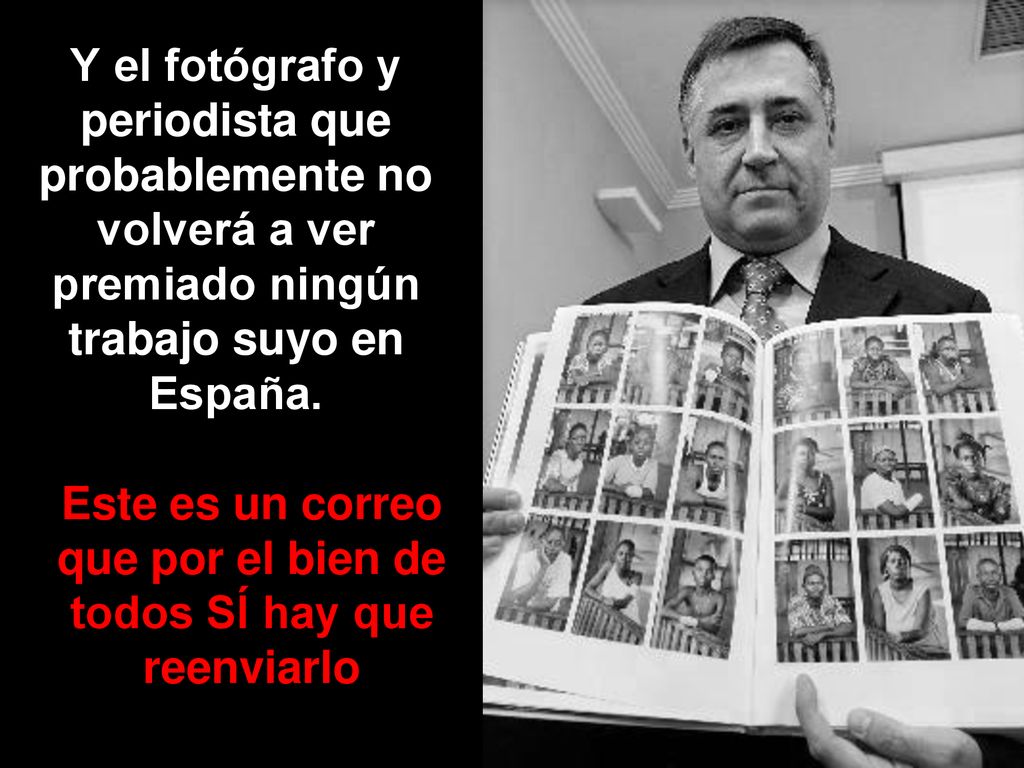 Este es un correo que por el bien de todos SÍ hay que reenviarlo