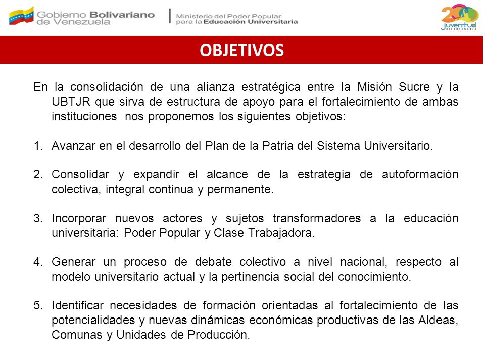 OBJETIVOS