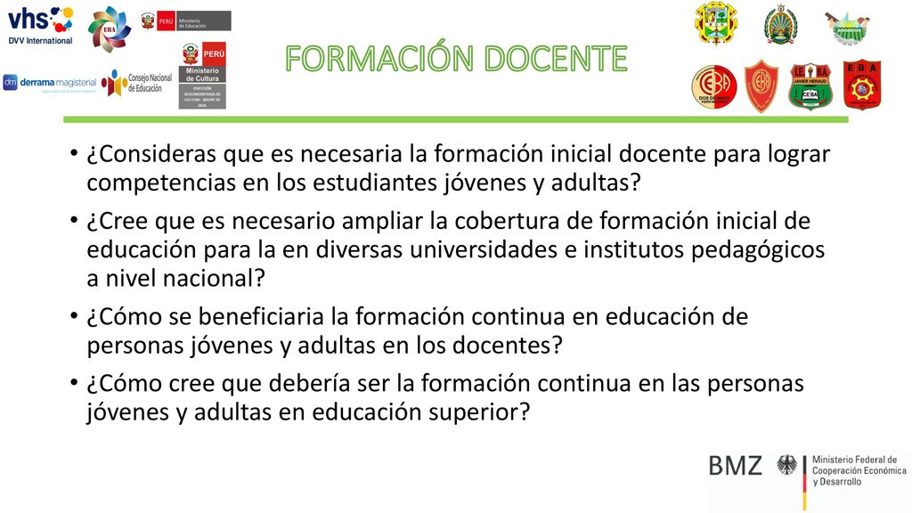 FORMACIÓN DOCENTE ¿Consideras que es necesaria la formación inicial docente para lograr competencias en los estudiantes jóvenes y adultas