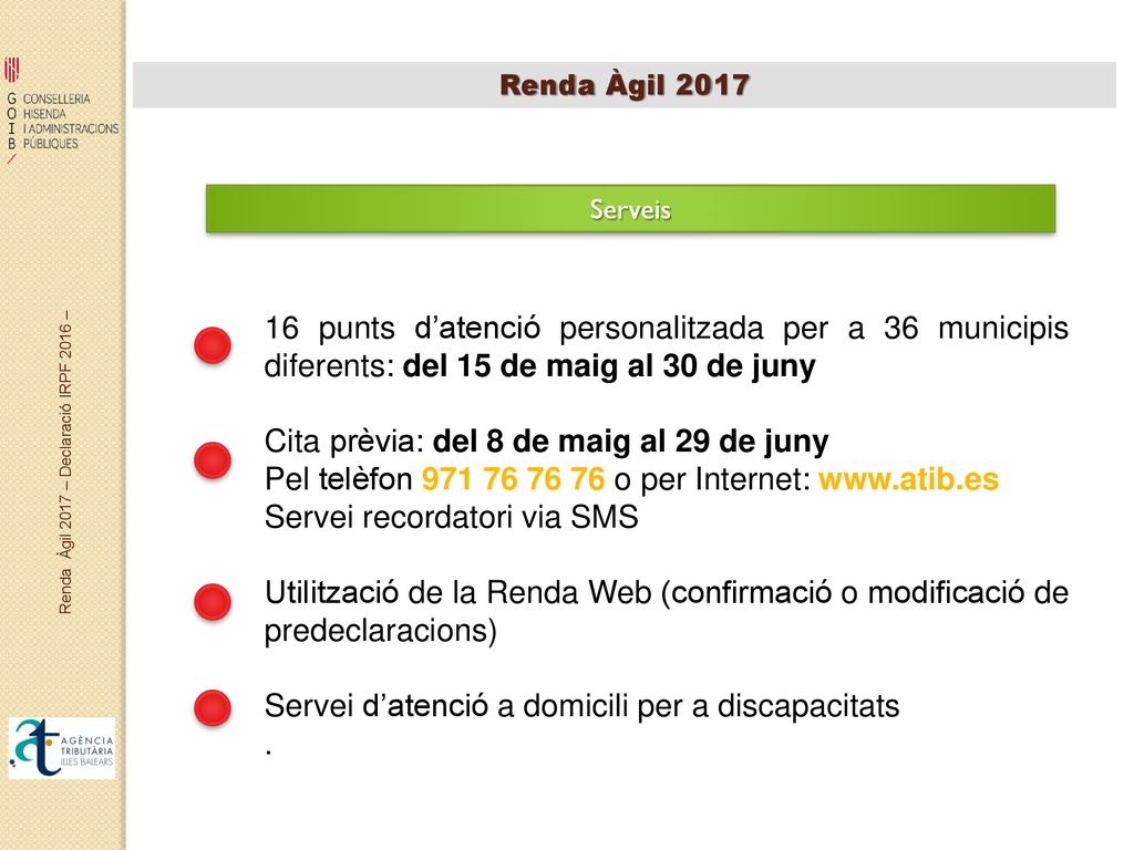 Cita prèvia: del 8 de maig al 29 de juny