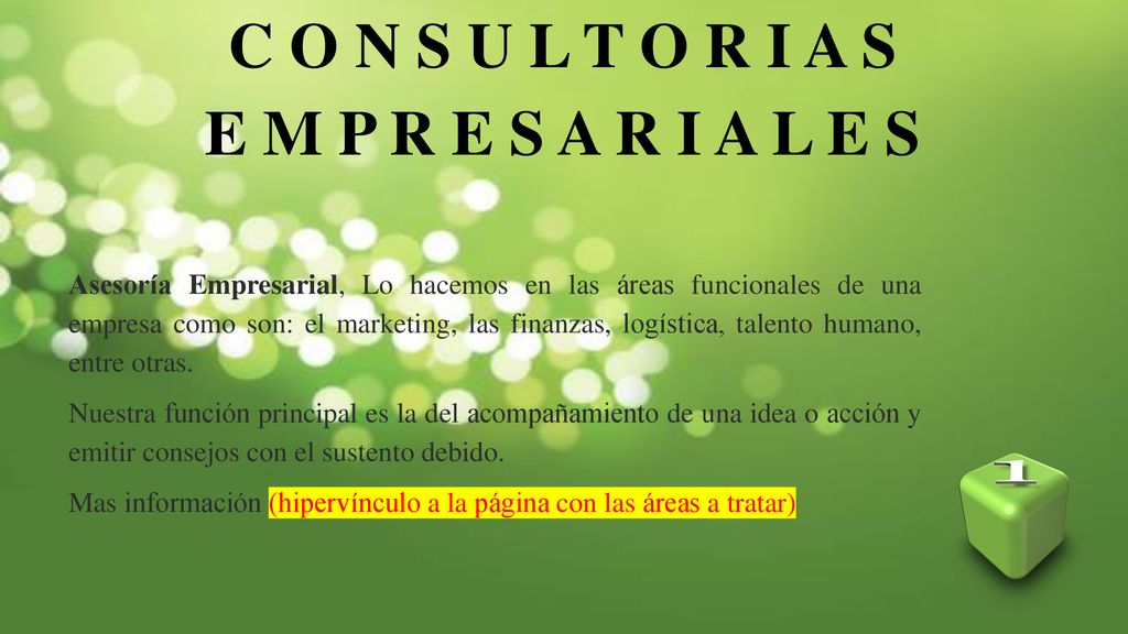 C O N S U L T O R I A S E M P R E S A R I A L E S
