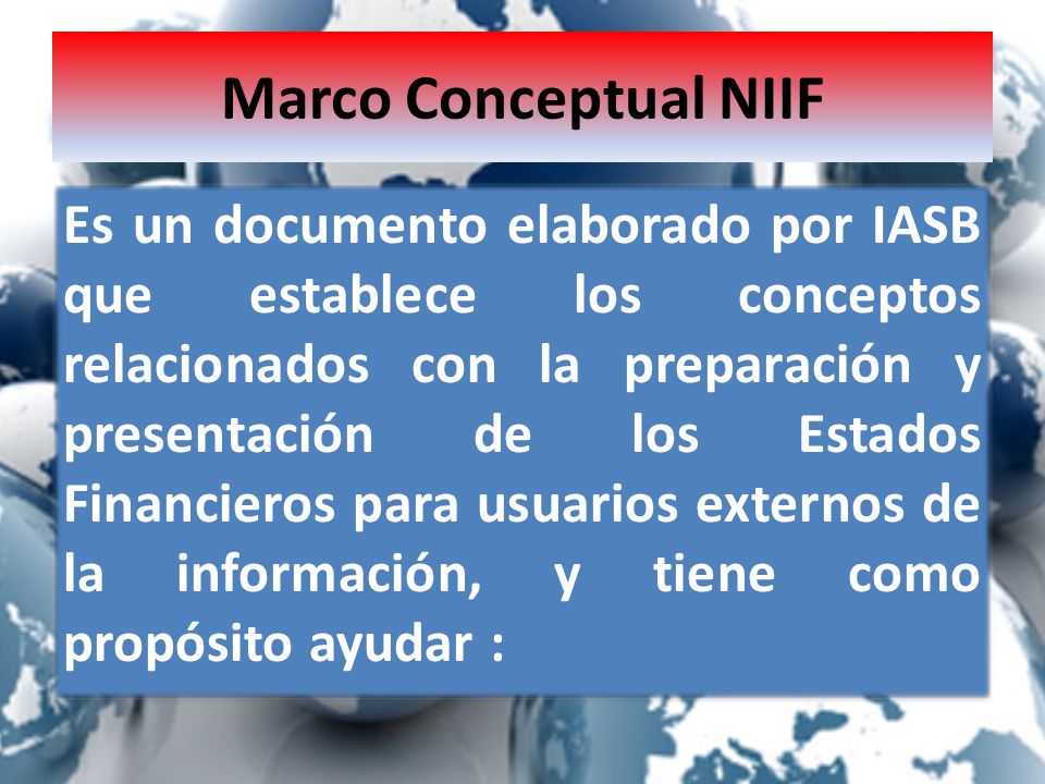 Marco Conceptual NIIF