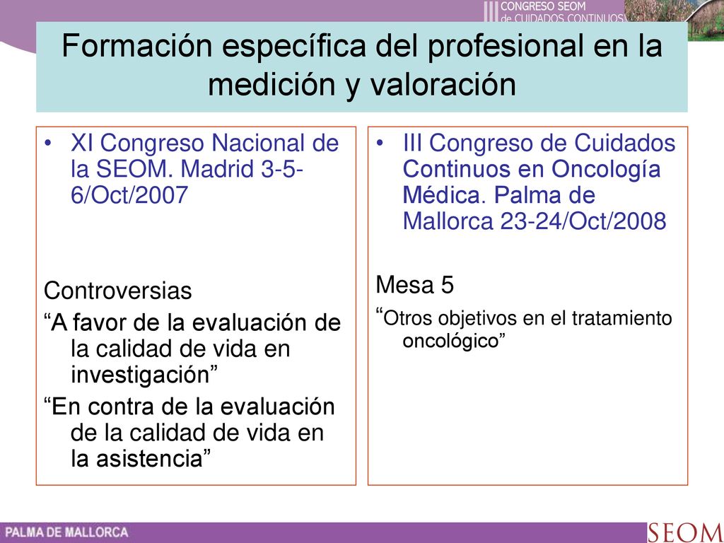 Formación específica del profesional en la medición y valoración