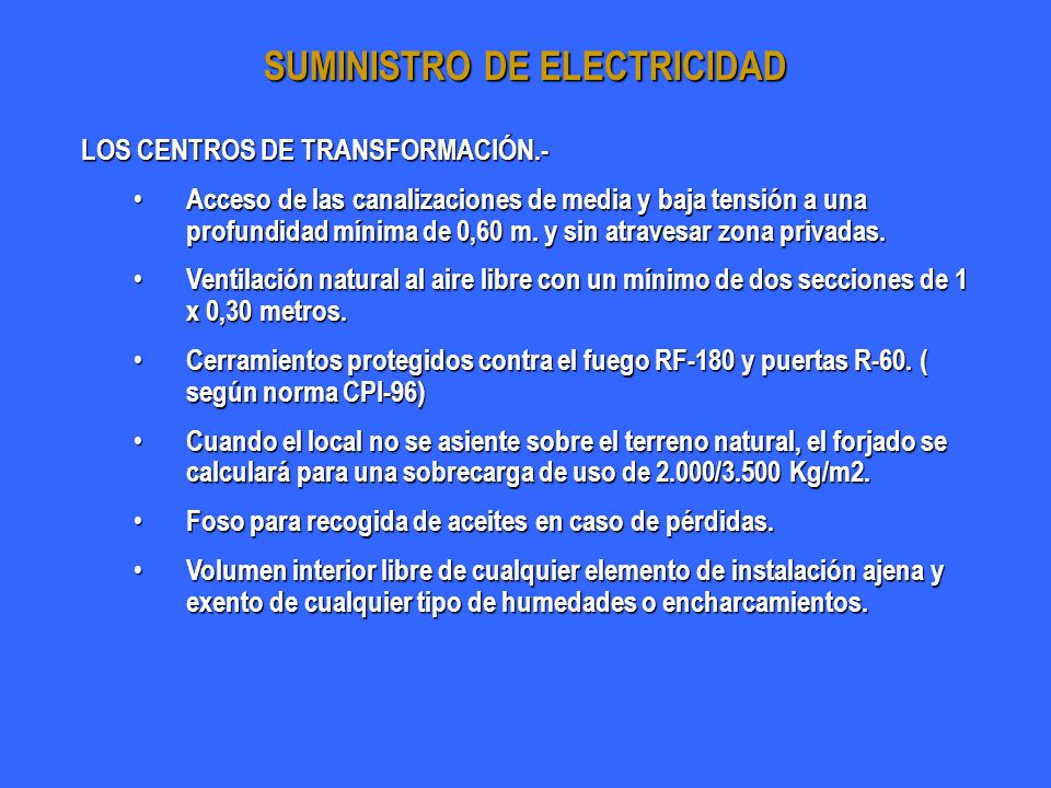 SUMINISTRO DE ELECTRICIDAD